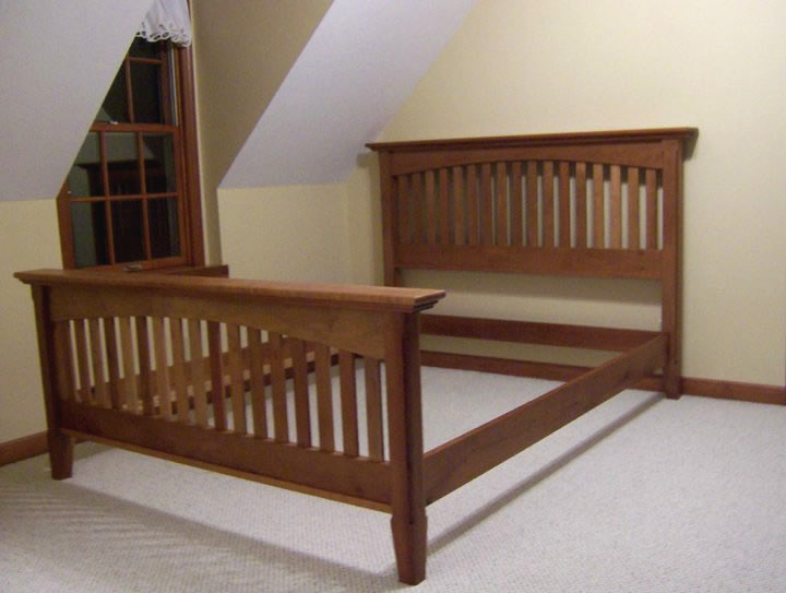 Woodworking wood bed frame construction PDF Free Download